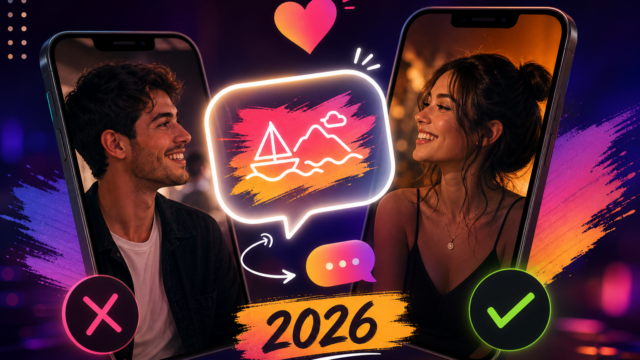 Cómo iniciar una conversación sin usar preguntas aburridas en apps de citas (guía 2026)