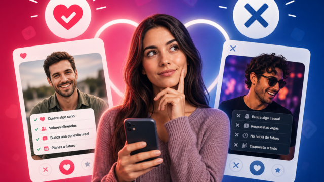 Cómo saber si alguien de una app de citas busca una relación seria