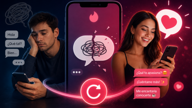 Qué hacer cuando la conversación pierde interés rápidamente en apps de citas