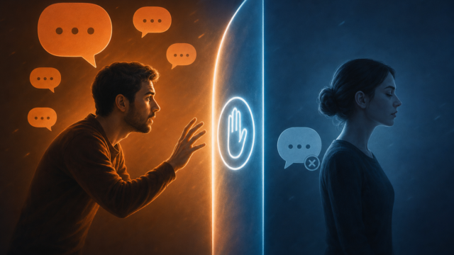 Cómo saber cuándo dejar de insistir en una conversación