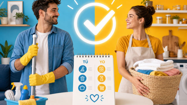 Cómo dividir las tareas del hogar sin terminar discutiendo
